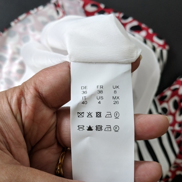 HUGO BOSS Animal Print Stretch Dress 4 & 0 - Picture 5 of 7